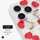 Playful Cherry Dot Print.