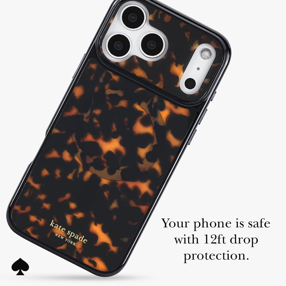 Kate Spade - Protective MagSafe Case for iPhone 17 Pro Max - Tortoise Kate Spade - Protective MagSafe Case for iPhone 17 Pro Max - Tortoise