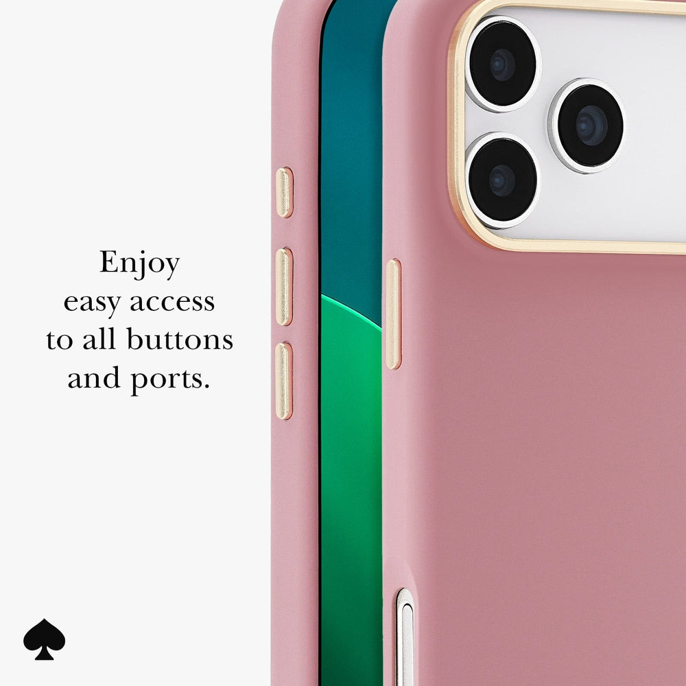 Enjoy easy access to all buttons and ports.