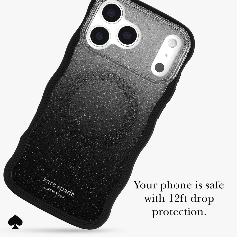 Kate Spade Wavy Case with MagSafe for iPhone 17 Pro Max - Nightfall | Verizon Kate Spade Wavy Case with MagSafe for iPhone 17 Pro Max - Nightfall | Verizon