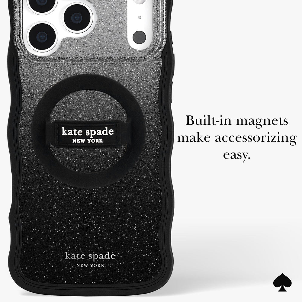 Built-in magnets make accessorizing easy