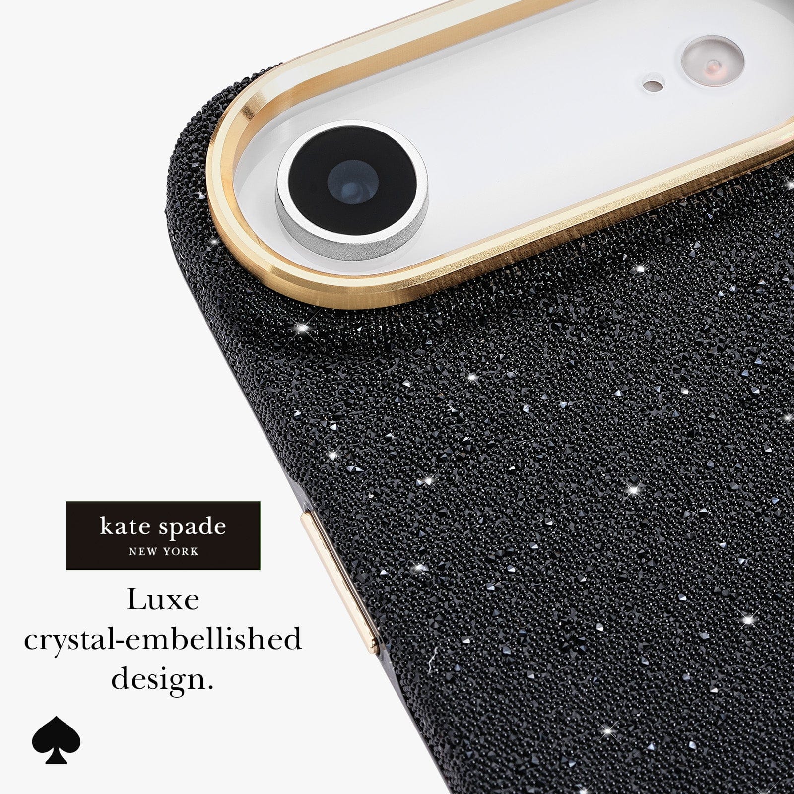 KATE SPADE NEW YORK LUXE CRYSTAL-EMBELLISHED DESIGN.