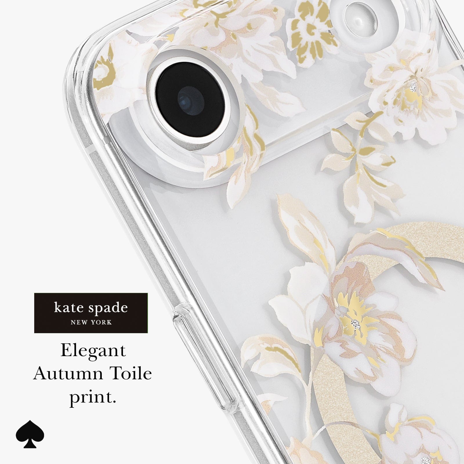 KATE SPADE NEW YORK ELEGANT AUTUMN TOILE PRINT.

