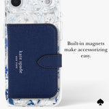 BUILT IN MAGNETS MAKE ACCESSORIZING EASY