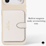 Built-in magnets make accessorizing easy