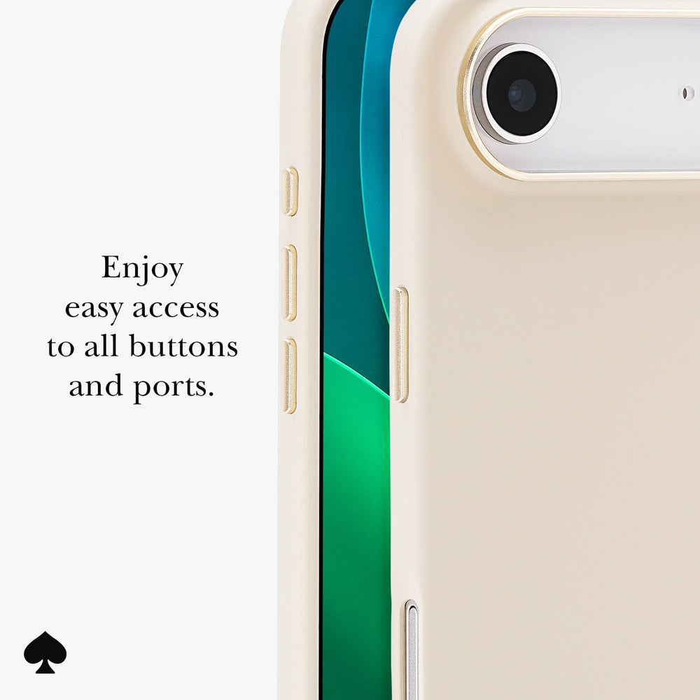 Enjoy easy access to all buttons and ports.