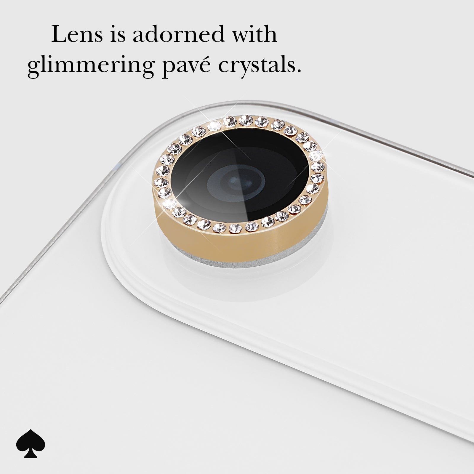kate spade new york Camera Lens Protector Set in Stone Gold - iPhone 17 Air