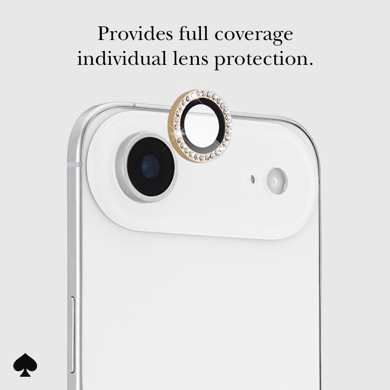 kate spade new york Camera Lens Protector Set in Stone Gold - iPhone 17 Air