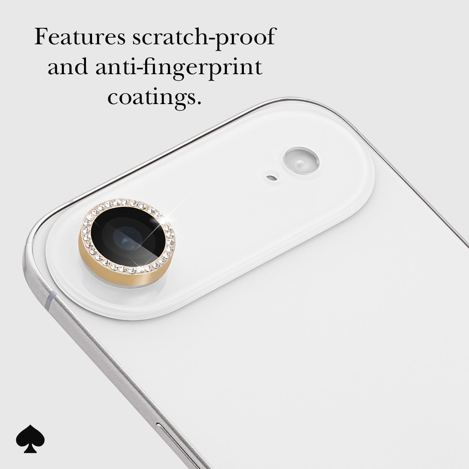 kate spade new york Camera Lens Protector Set in Stone Gold - iPhone 17 Air
