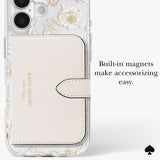 BUILT IN MAGNETS MAKE ACCESSORIZING EASY