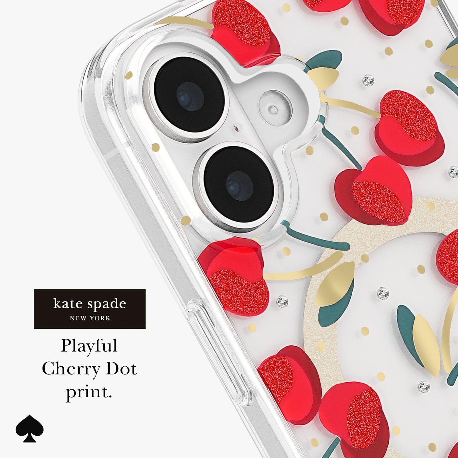 PLAYFUL CHERRY DOT PRINT