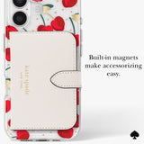 BUILT IN MAGNETS MAKE ACCESSORIZING EASY