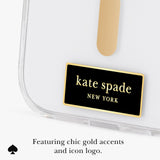 FEATURING CHIC GOLD ACCENTS AND ICON LOGO