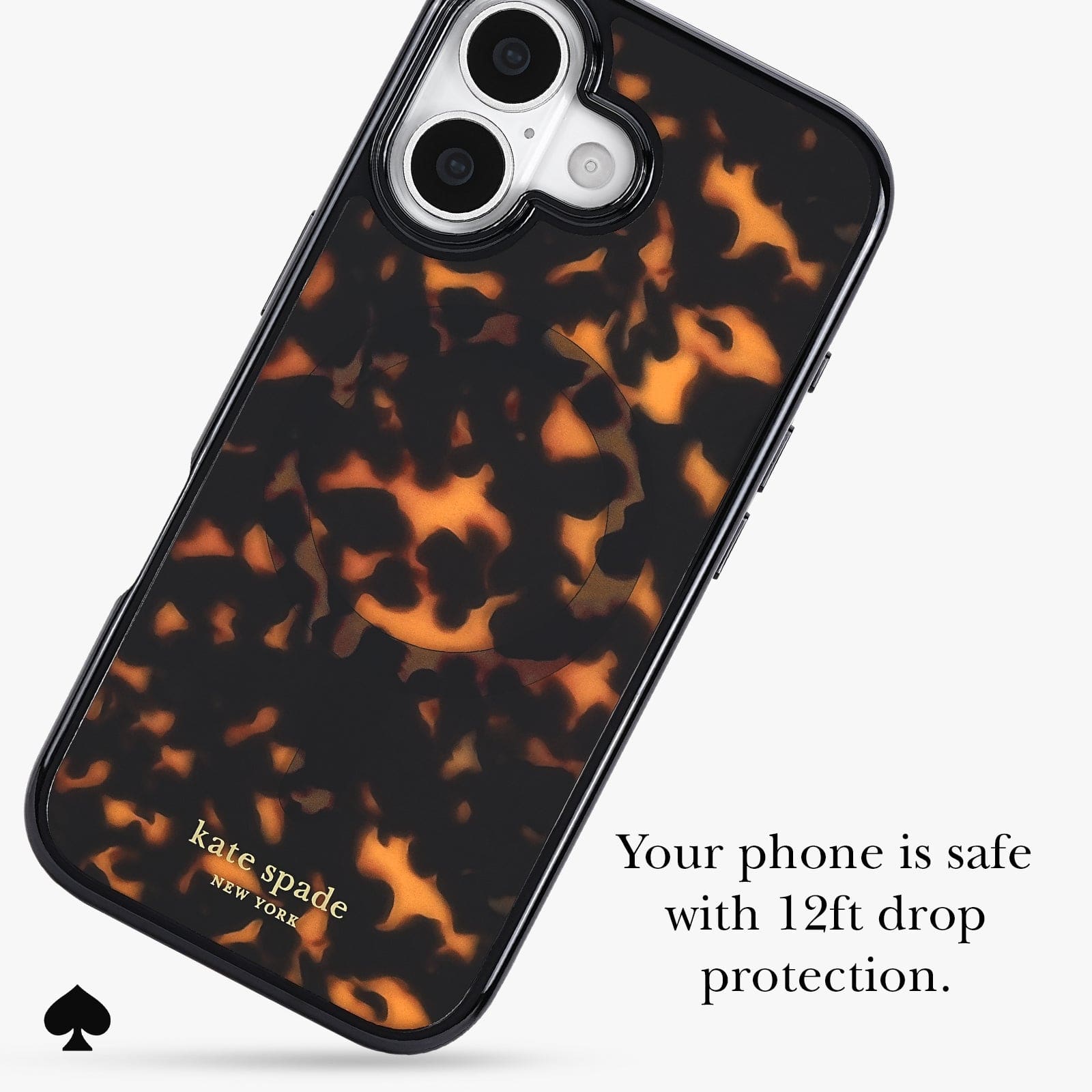YOUR PHONE IS SAFE WITH 12 FOOT DROP PROTECTION