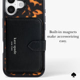 BUILT IN MAGNETS MAKE ACCESSORIZING EASY
