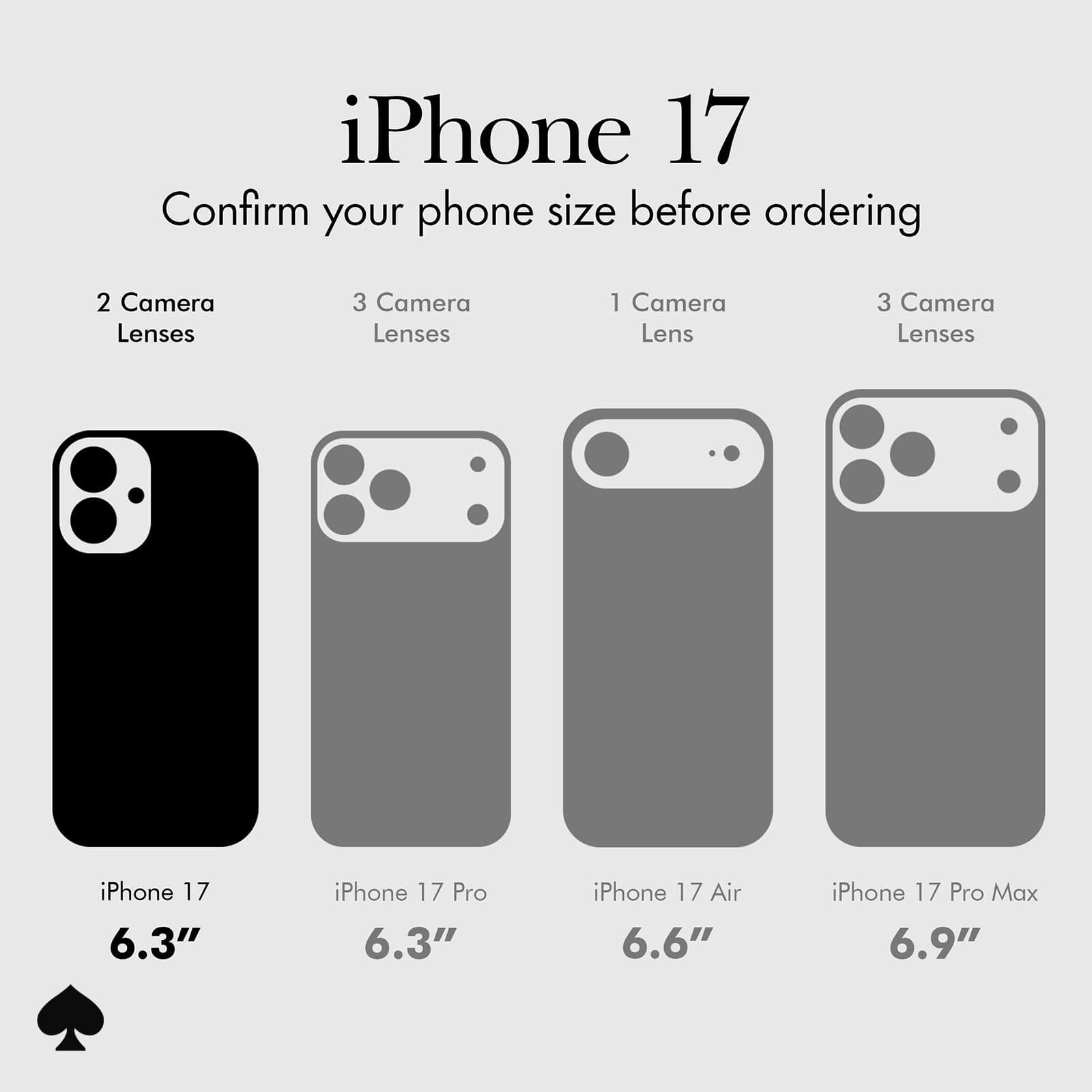 Iphone 17 confirm your phone size before ordering