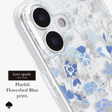 KATE SPADE NEW YORK PLAYFUL FLOWERBED BLUE PRINT