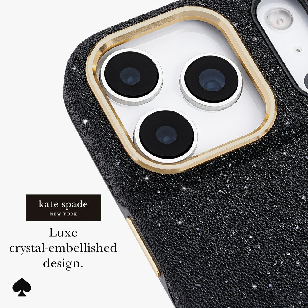Luxe crystal-embellished design. 
