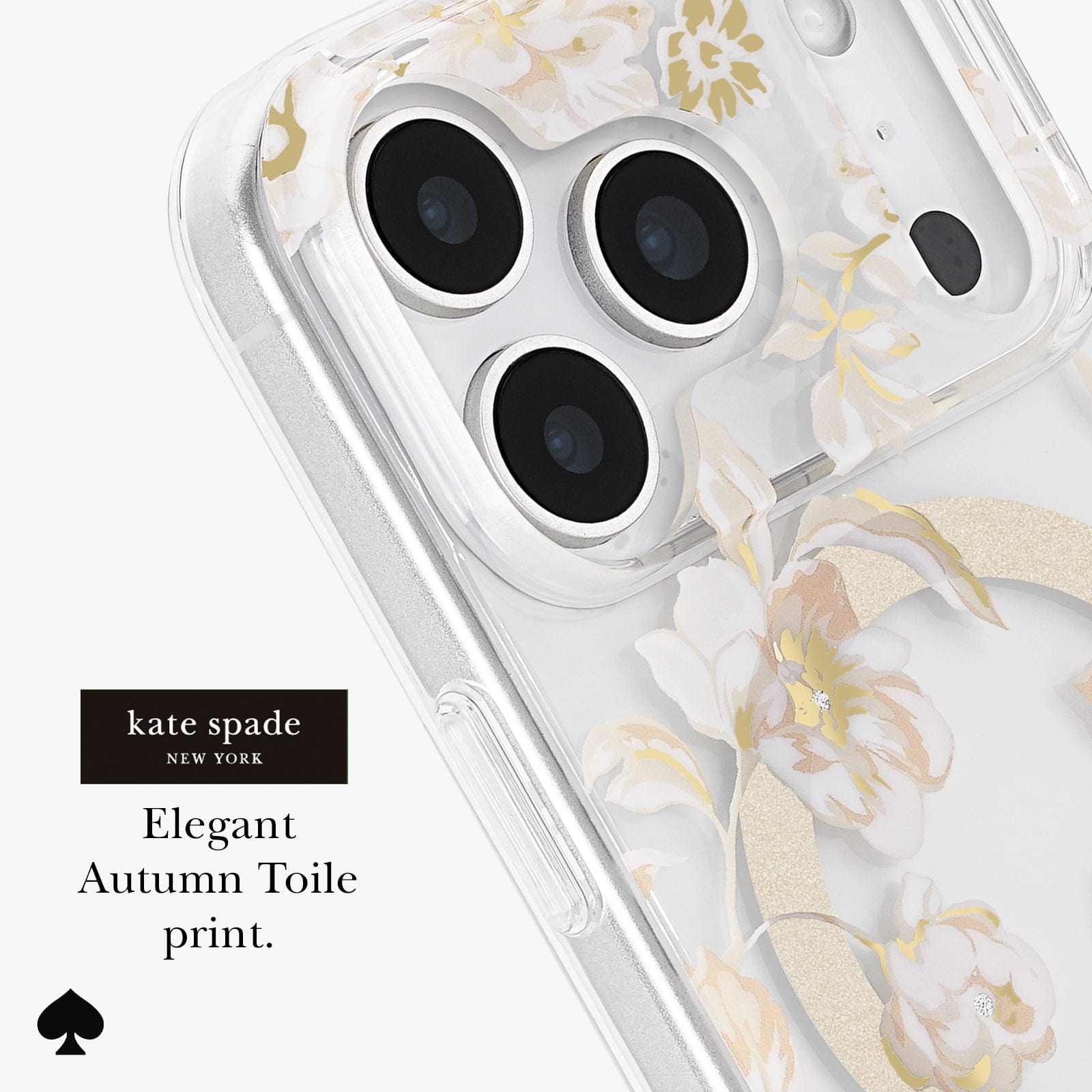 Elegant Autumn Toile print. 
