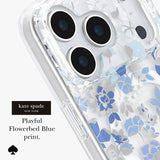 Playful Flowerbed Blue print.