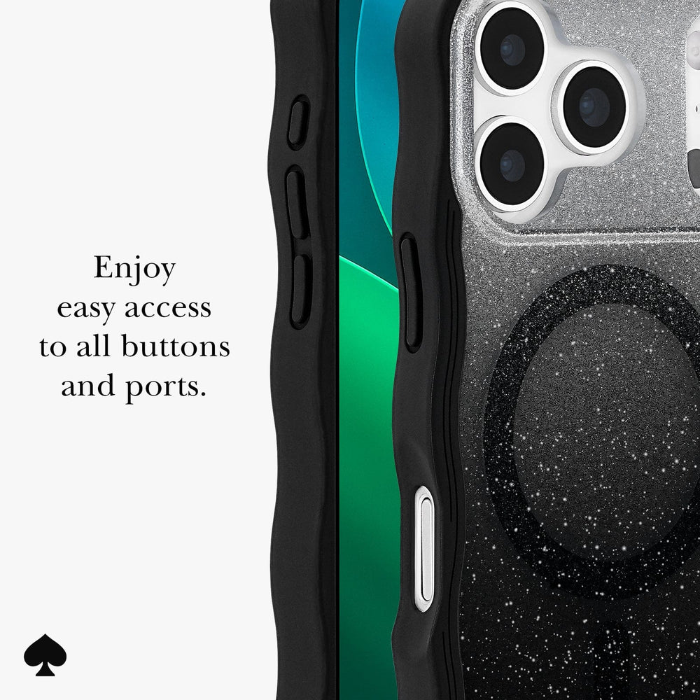 Enjoy easy access to all buttons and ports.