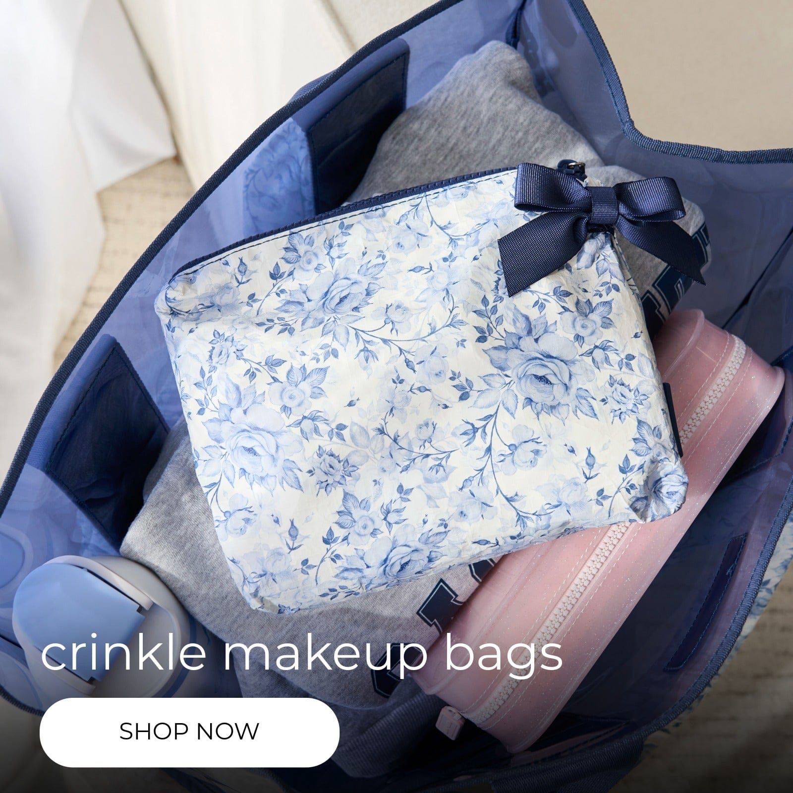 Shop Crinkle Makeup Bags
