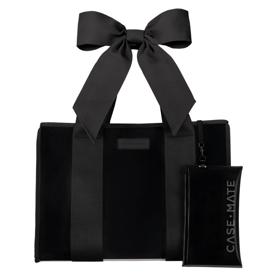midnight black bow
jelly tote bag