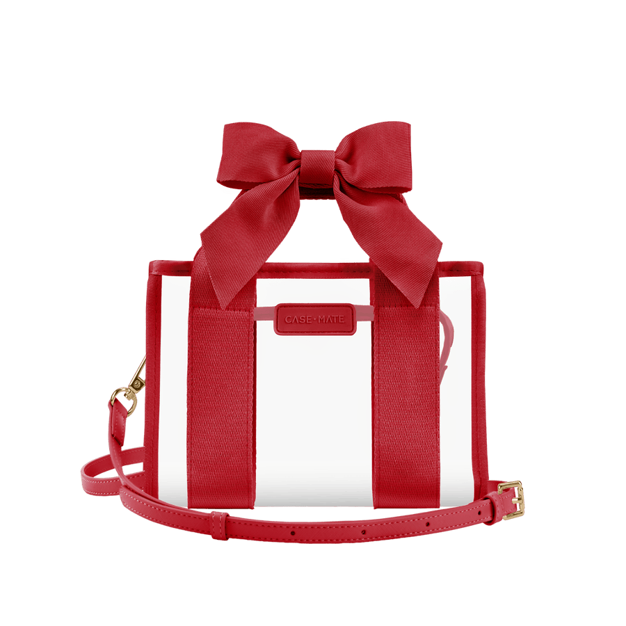 varsity red bow
jelly stadium bag