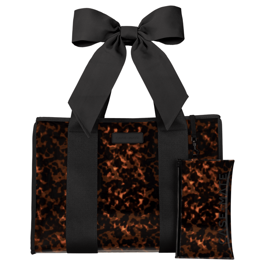 tortoiseshell bow
jelly tote bag