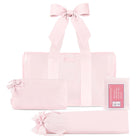 Set of pink bags for mahjong with ribbons on a white background
#color_ballet pink bow