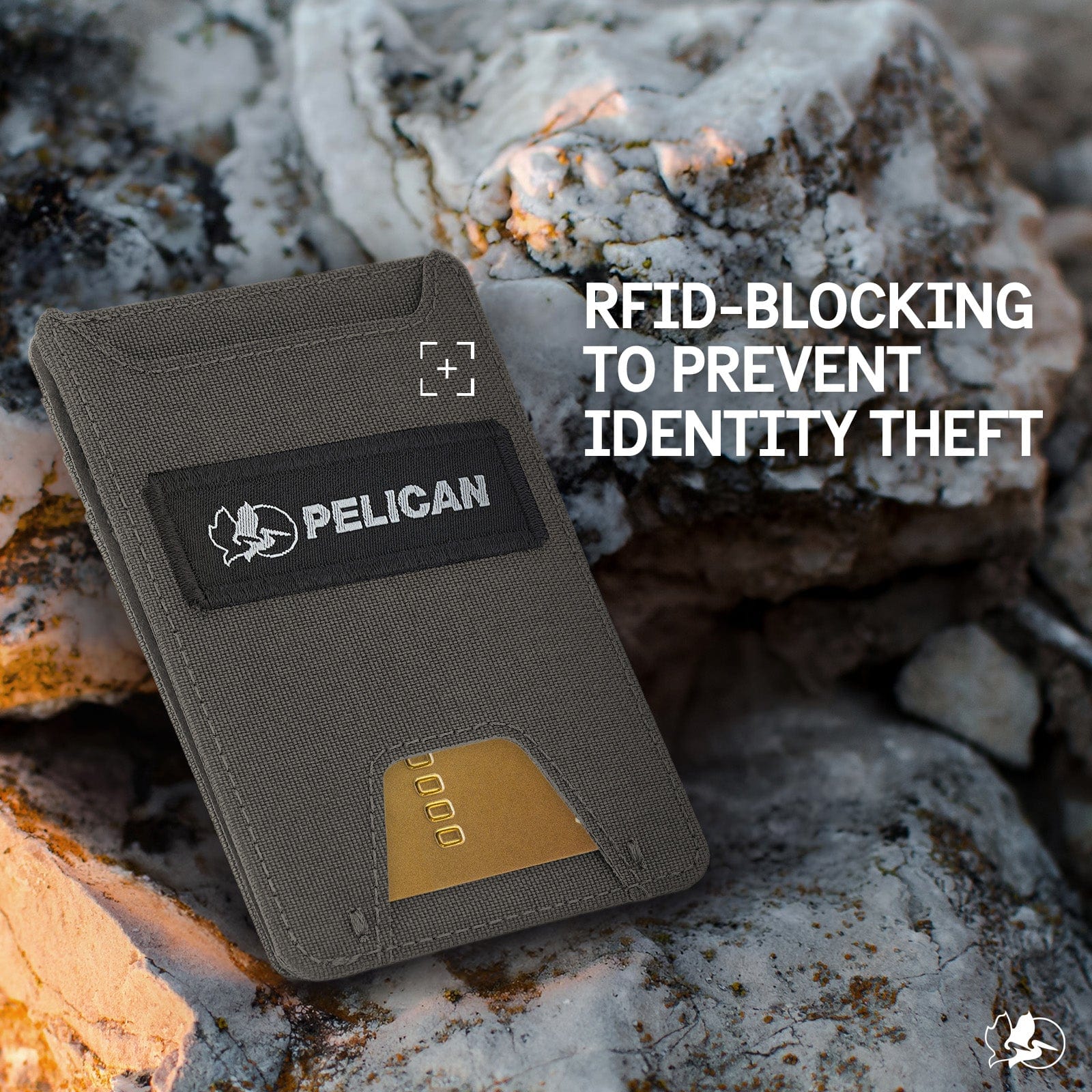 Pelican Charcoal Aegis AirTag RFID Wallet