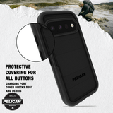 Protective Covering for all buttons, Charging port cover blocks dust dust and debris 