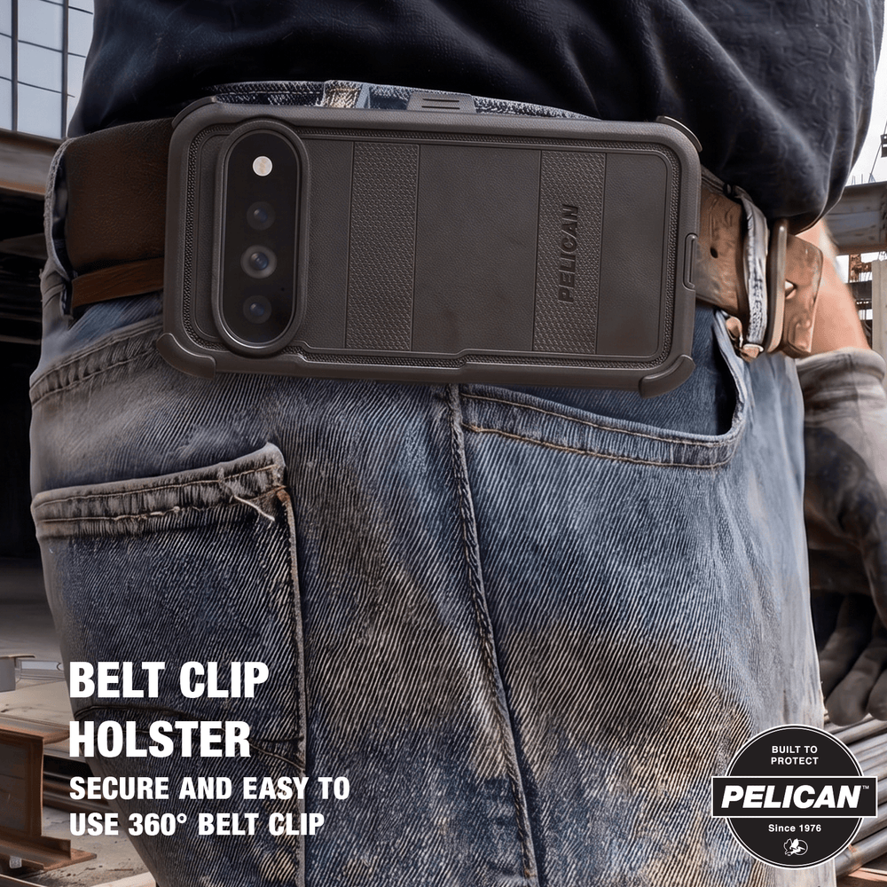 Belt Clip Holster. Secure and Easy to use 360 degree belt clip.
