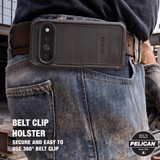 Belt Clip Holster. Secure and Easy to use 360 degree belt clip.