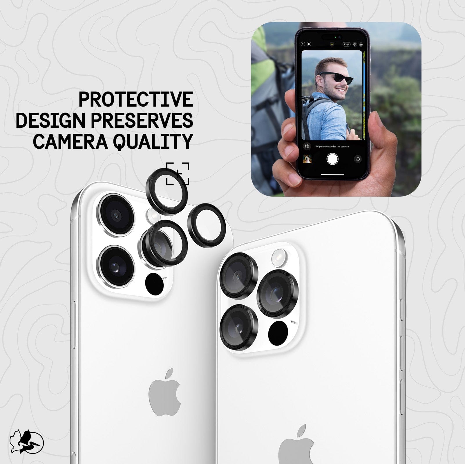 Pelican Aluminum Ring Lens Protector - iPhone 16 Pro / 16 Pro Max