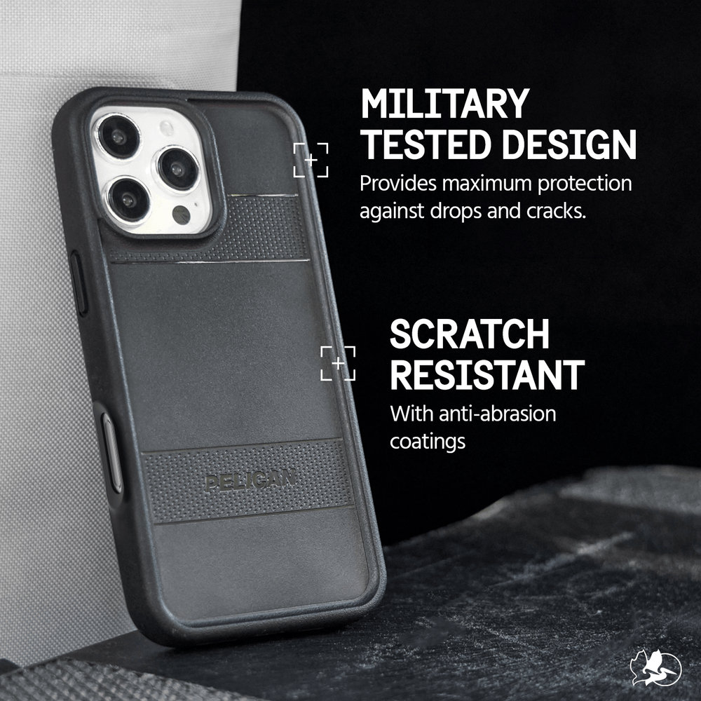 MILITARY TESTED DESIGN. PROVIDES A MAXIMUM PROTECTION AGAINST DROPS AND CRACKS. SCRATCH RESISTANT WITH ANTI ABRASION COATINGS.