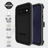 Built to Protect Pelican, 24 feet 6x military grade drop protection. Pixel Snap Compatible 
Raised Edge Design. Lifetime warranty
