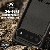 24 feet 6x military grade drop protection.