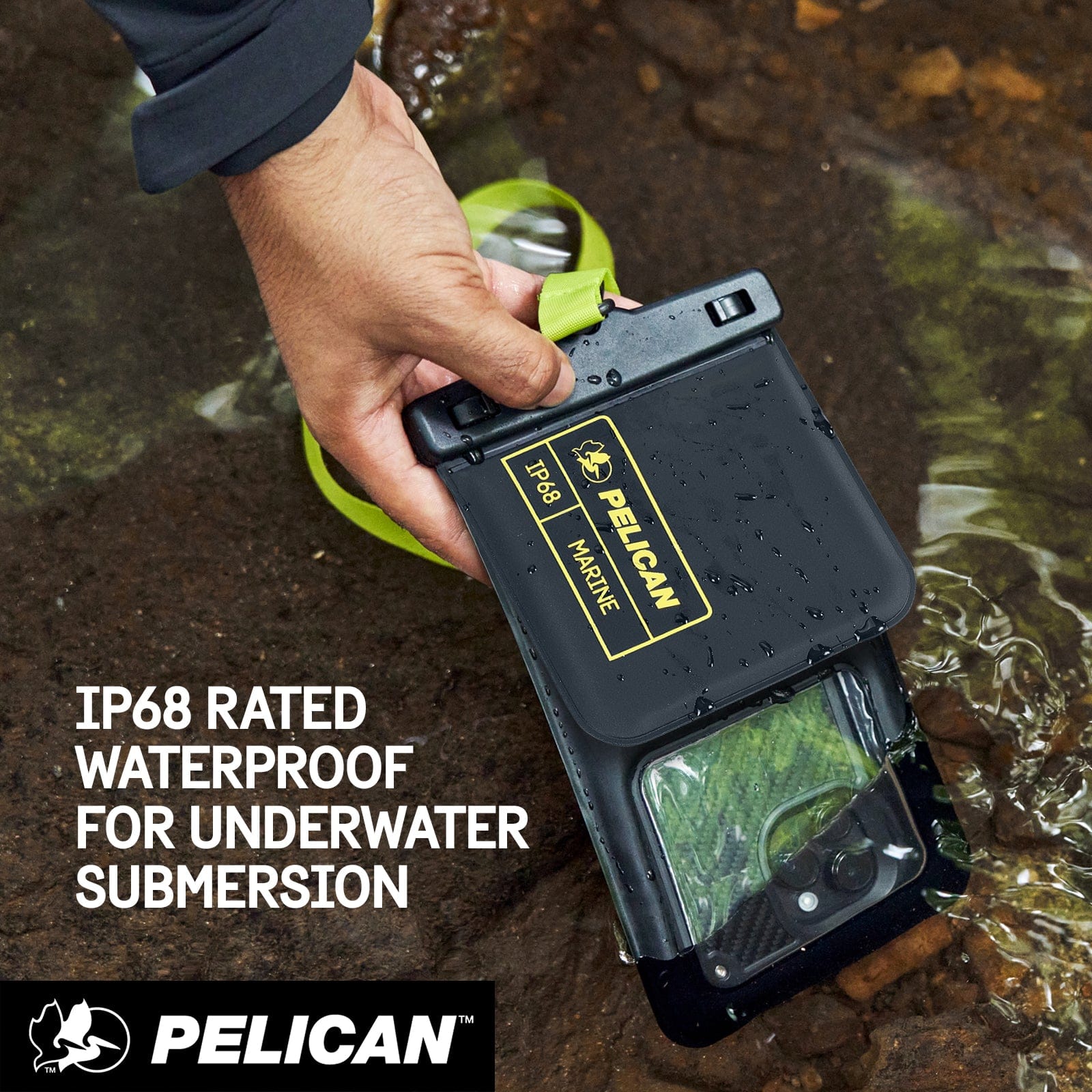 IP68 RATED WATERPROOF FOR UNDERWATER SUBMERSION