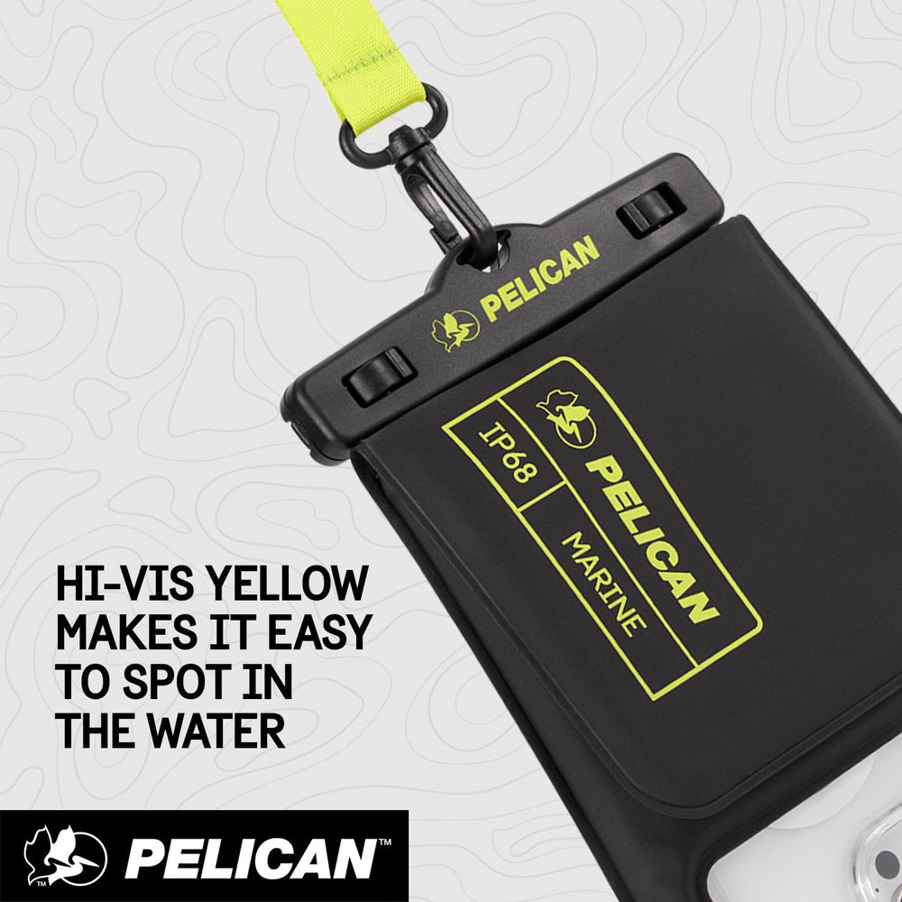 HI-VIS YELLOW MAKES IT EASY TO SPOT IN THE WATER