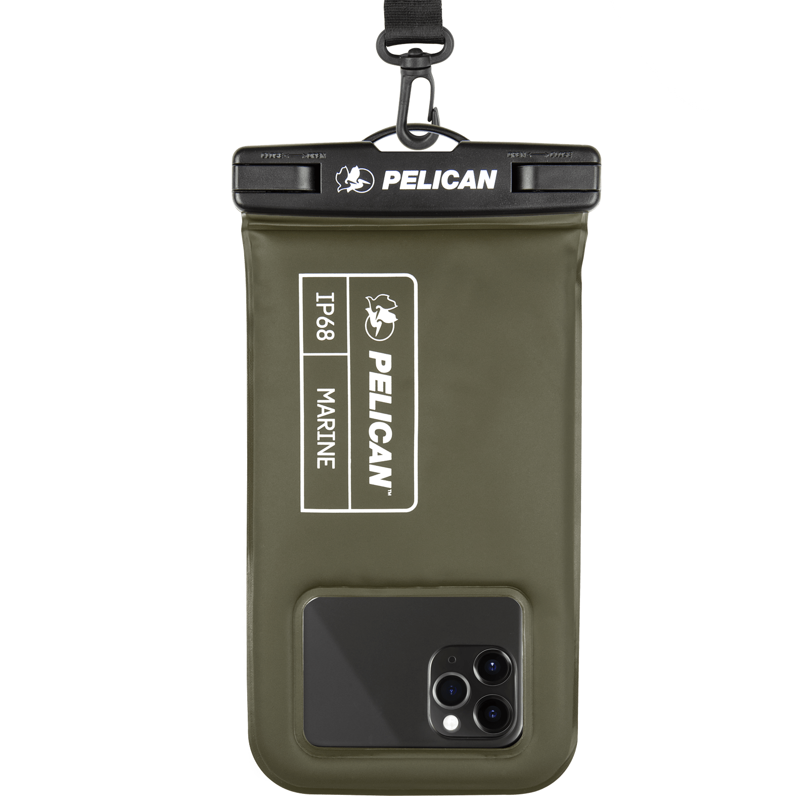 Pelican Marine Waterproof Floating Pouch (Olive Green) - Phone Pouch
