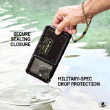 SECRE SEALNG CLOSURE. MILITARY-SPEC DROP PROTECTION