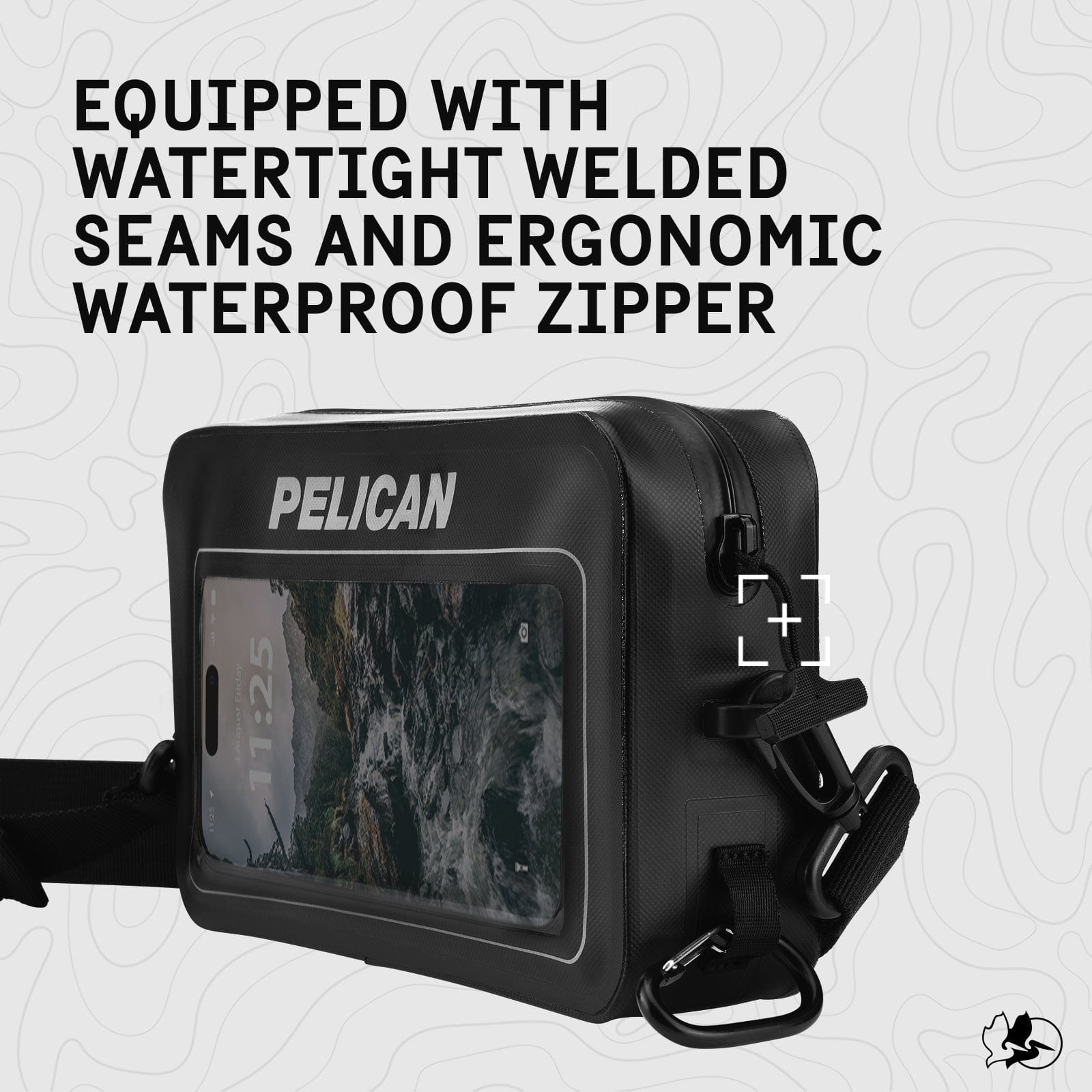 EQUIPPED WITH WATERTIGHT WELDED SEAMS AND ERGONOMIC WATERPROOF ZIPPER