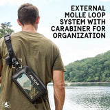 EXTERNAL MOLLE LOOP SYSTEM WITH CARABINER ORGANIZATION