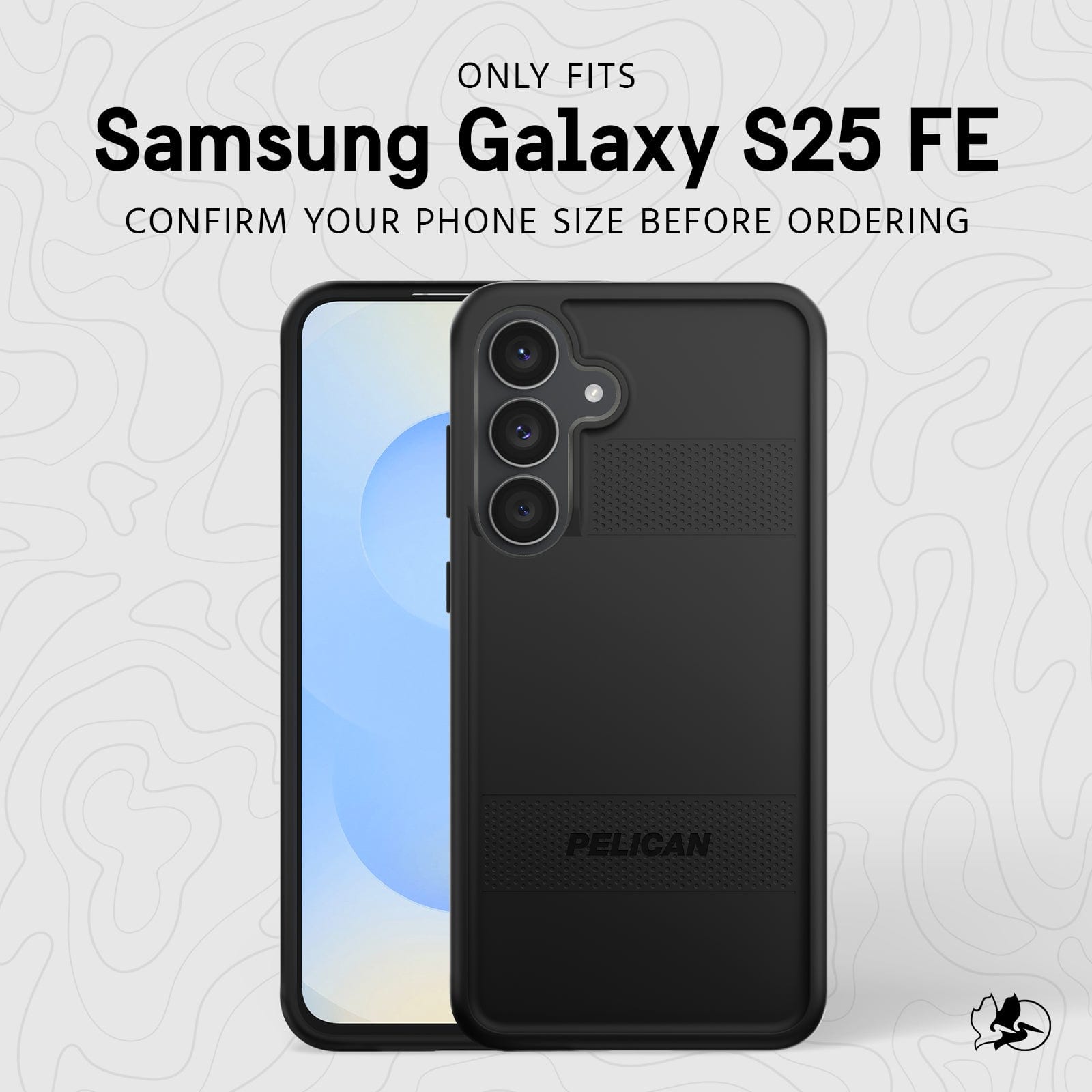 Only fits Samsung Galaxy S25 FE, confirm your phone size before ordering 