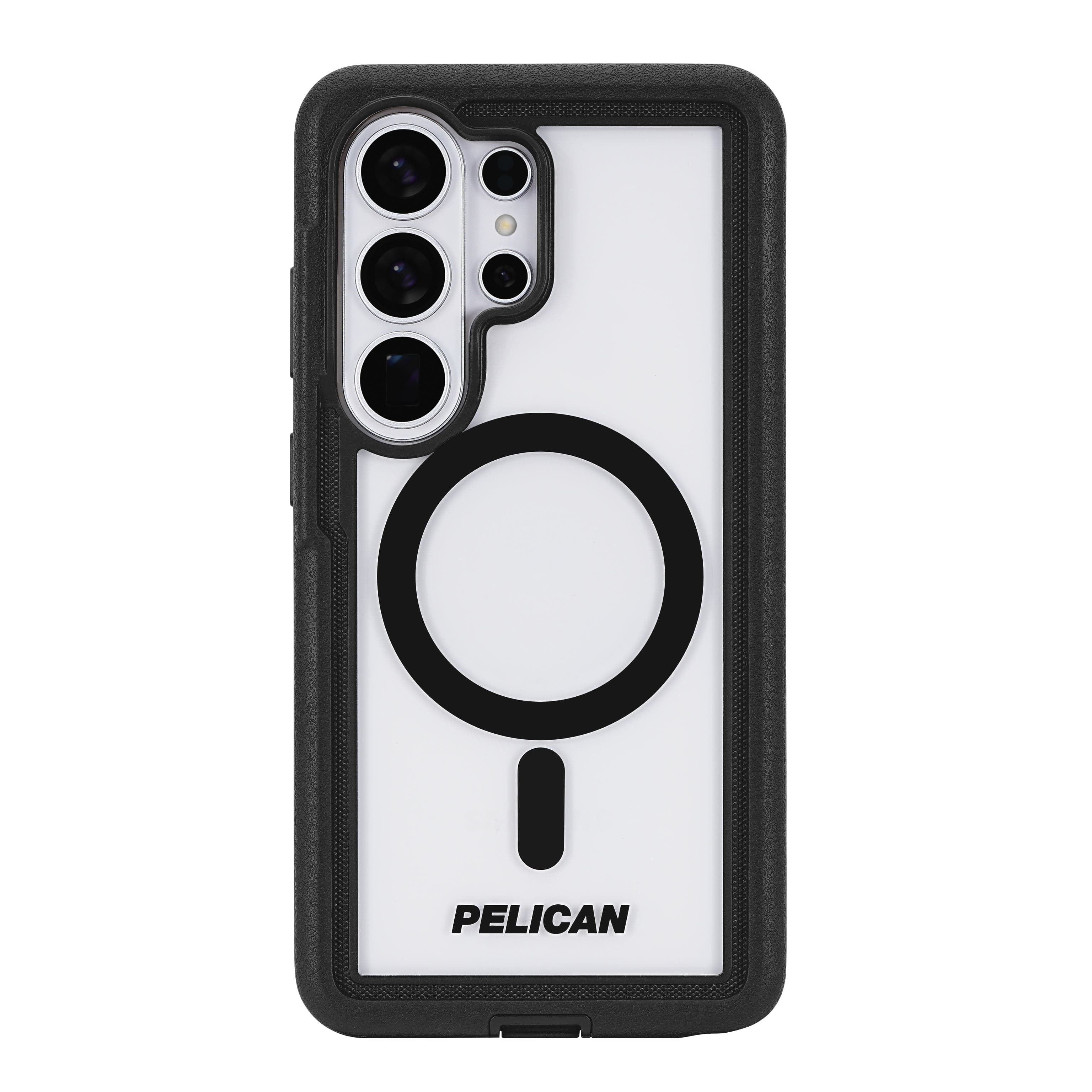 Pelican Voyager Clear/Black with Holster and Magnet - Galaxy S26 Ultra