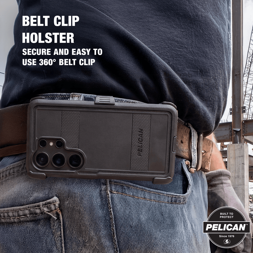 Belt clip holster, secure and easy to use 360 degree belt clip