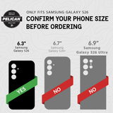Only fits samsung galaxy S26 , confirm your phone size before ordering, 6.3" Samsung Galaxy S26 