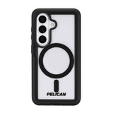 Pelican Voyager Clear/Black with Holster and Magnet - Galaxy S26
