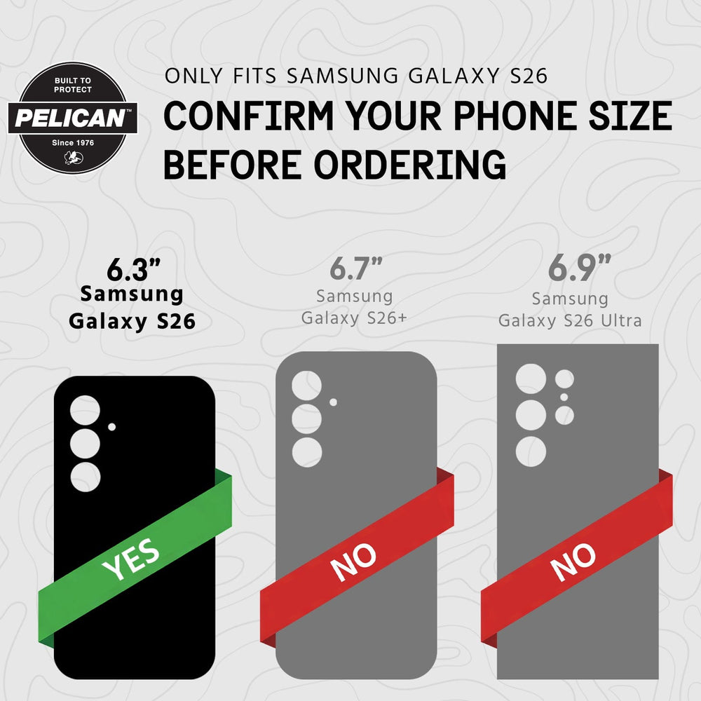 Only fits samsung galaxy S26 , confirm your phone size before ordering, 6.3" Samsung Galaxy S26 